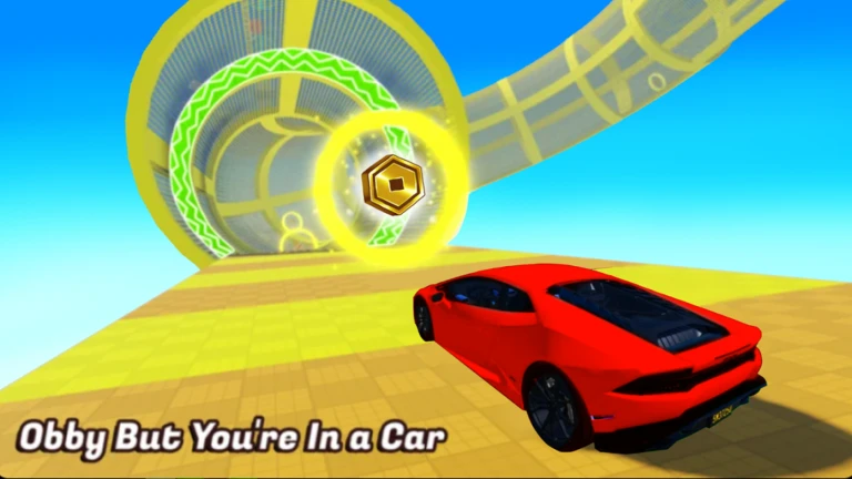 Epic Car Stunt Race Obby challenges